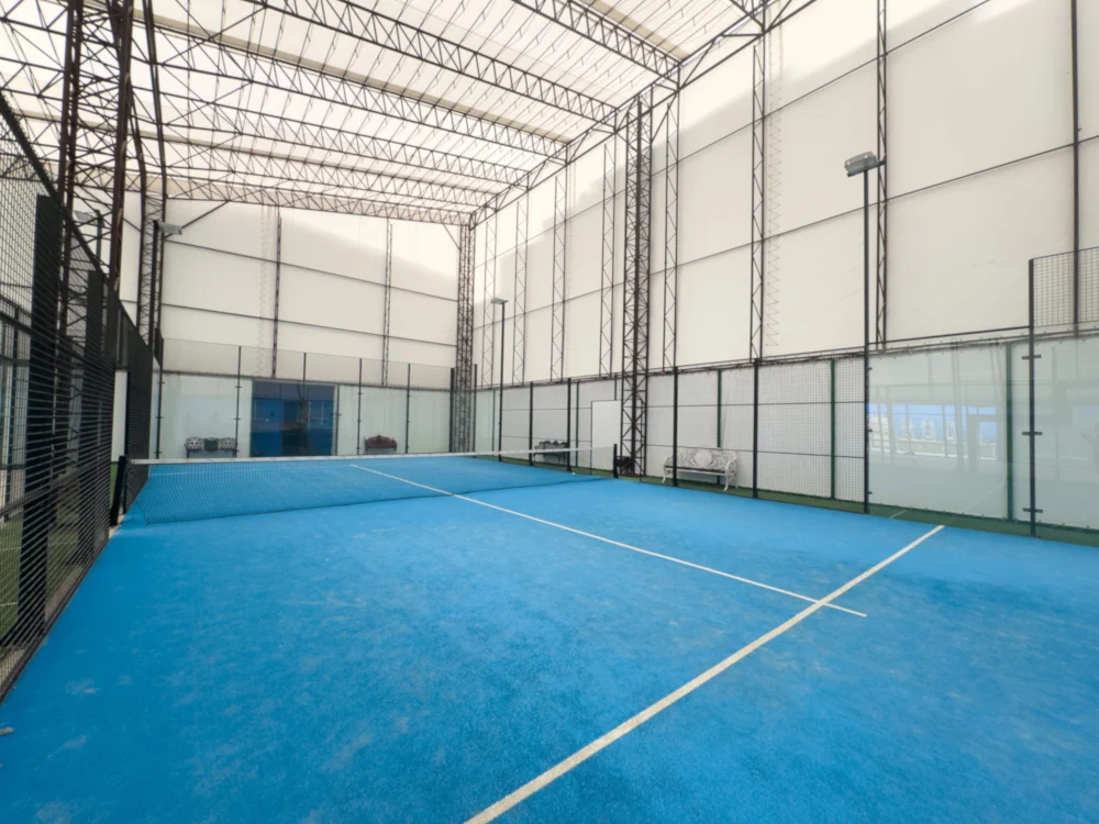 Ausstattung eines Padel Platzes